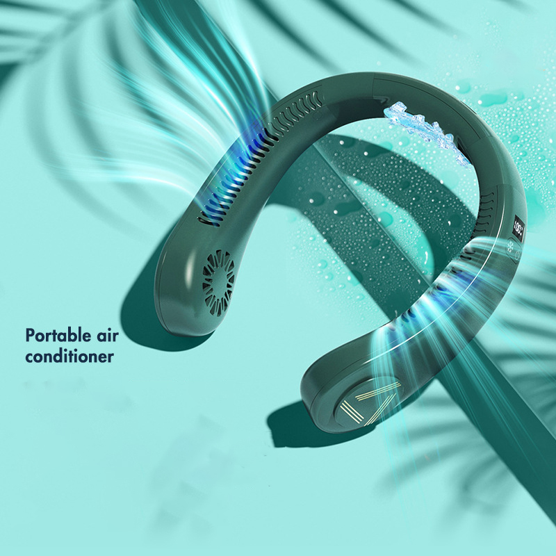 Hanging Neck Fan Lazy Cooling Air Conditioning Fan USB Charging - Image 2