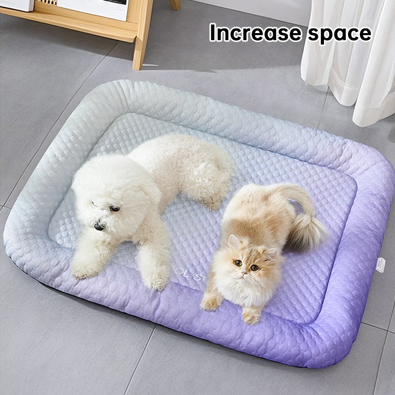 Cooling Pet Pad for Summer – Breathable Cold‑Silk Ice Mat, Gentle on Skin, Gradient Colors - Image 6