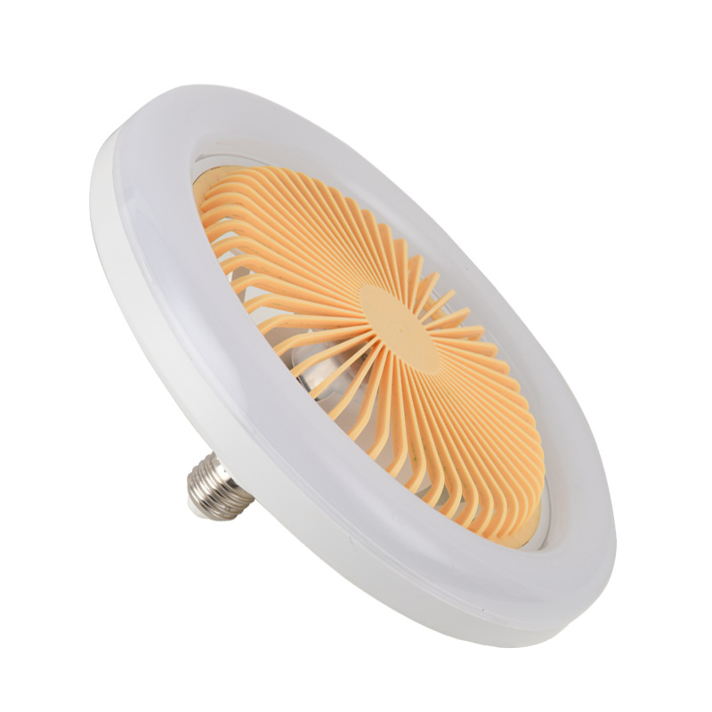 30W Silent 3 Speeds Ceiling Fan with Remote Control with Lighting Lamp E27 Converter Base for Bedroom Living Home - Image 5