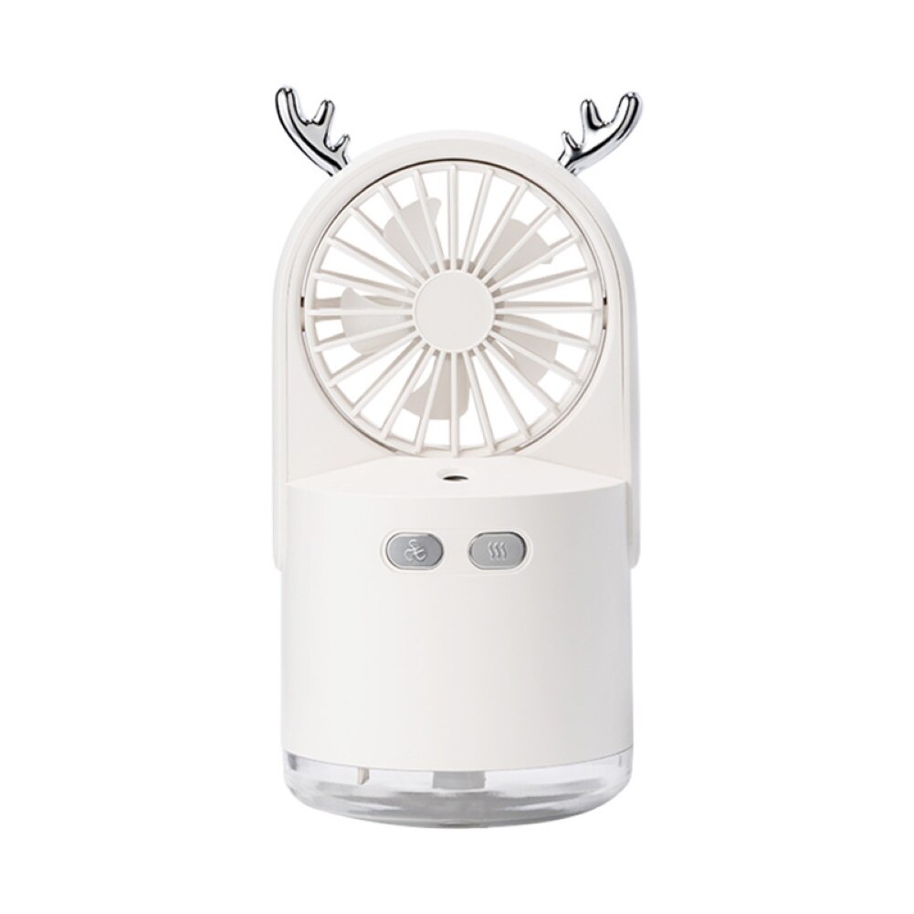 3-in-1 Deer USB Rechargeable LED Desktop Air Humidifier 3 Speed Cooling Fan Elegant humidifier Face Steamer Hydrates skin Spray - Image 7