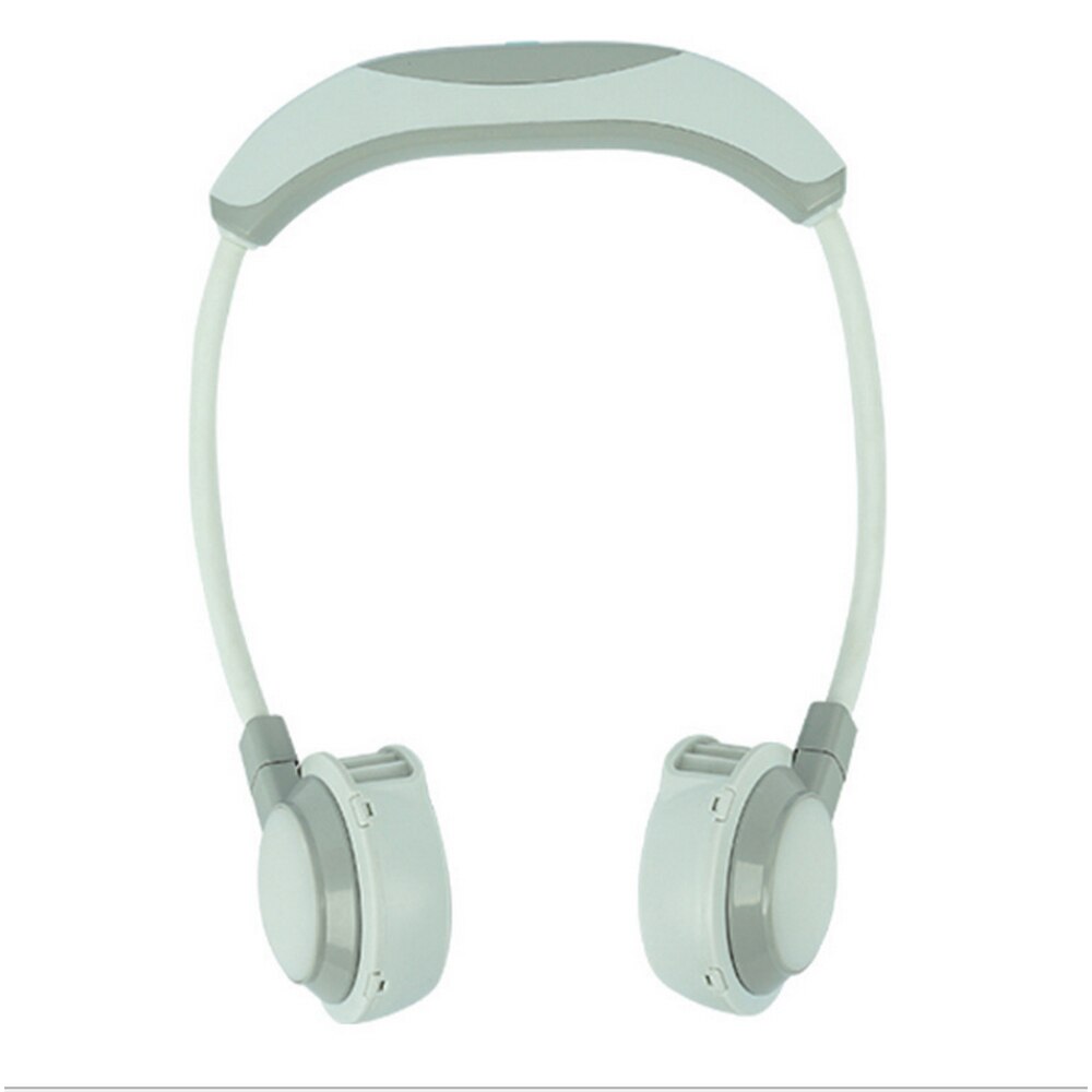 Portable Lazy Sports Halter Fan 2 Fans Mini Hanging Neck Fan USB Rechargeable Cover Halter Sports Aromatherapy Fan - Image 7