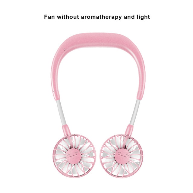 2000 mAre USB Portable Fan Hands-free Neck Fan Hanging Charging Mini Portable Sports Fans 3 gears Usb Air Conditioner - Image 12