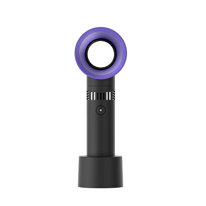 Mini Portable Fan USB Rech Mini Portable Fan USB Rechargeable Night Light Cooling Handheld Fan Three Speed - Image 9