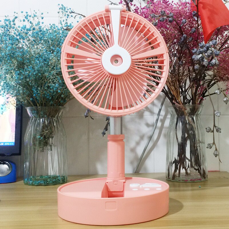 USB portable fan 7200mahbattery air conditioners portables air conditioner neck fans camping hand ceiling fan home rechargeable - Image 8