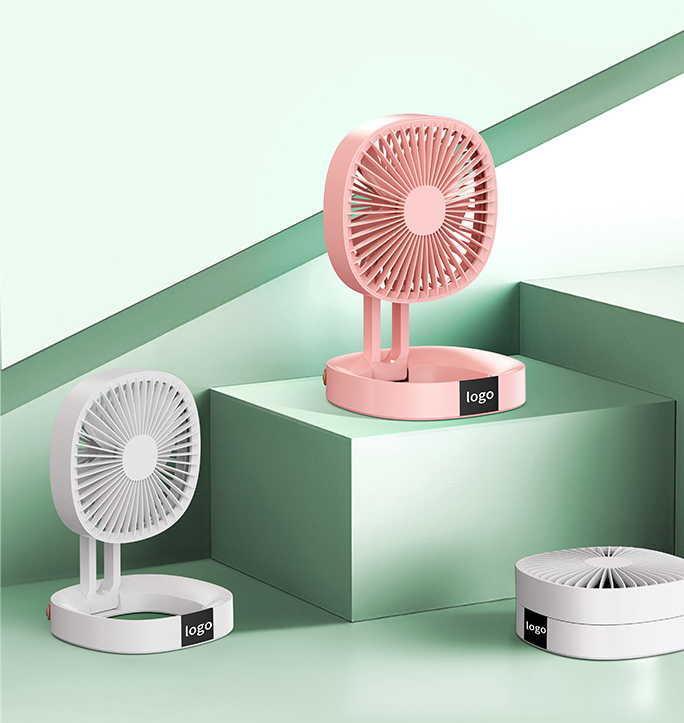 New USB Fan Outdoor Mini Portable Handheld Fan Charging Silent Handheld Folding Fan - Image 3