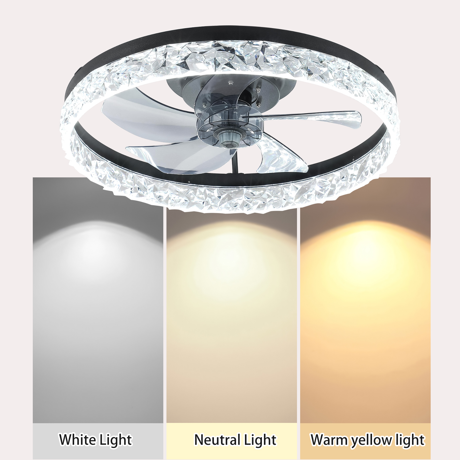 Ceiling Fan with Lights Dimmable LED - Image 8