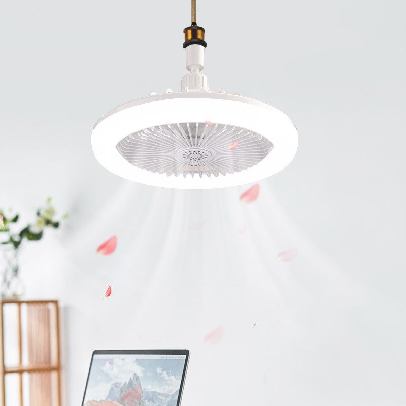 30W Ceiling Fan with Remote Control with Lighting Lamp E27 Converter Base with Aromatherapy for Bedroom Living Home - Image 3