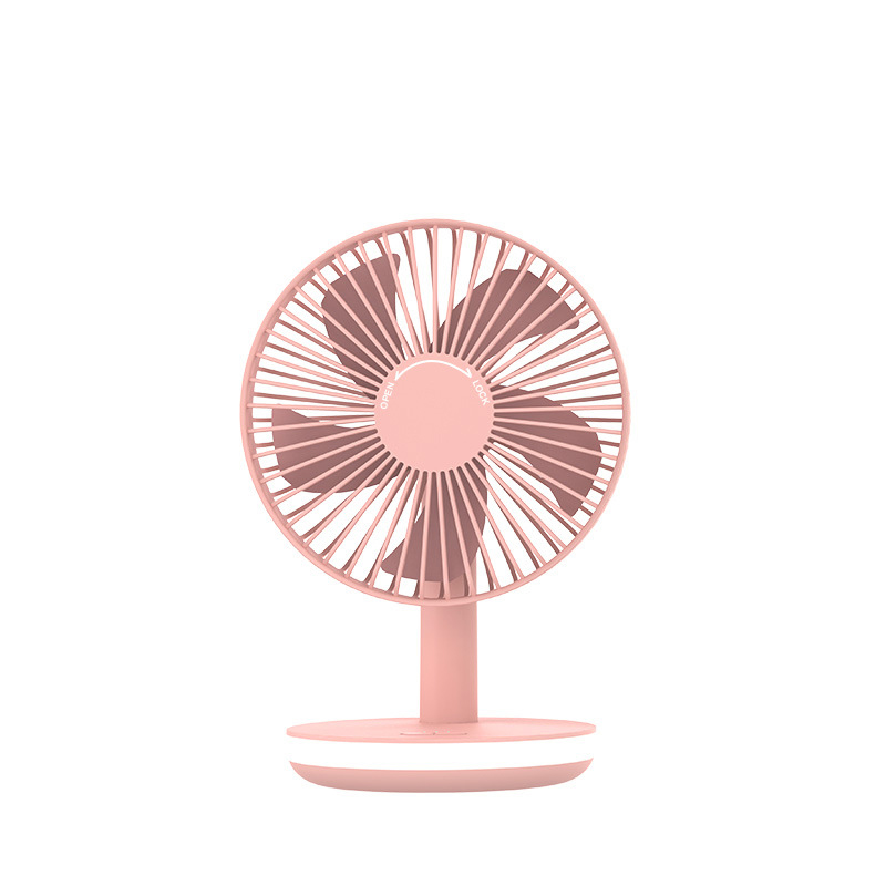 New USB Portable Multifunctional Desktop LED Night Light Mini Fan - Image 4