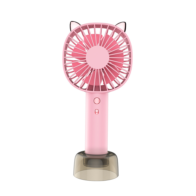 Cute Handheld Mini Fan Desktop Small Fan USB Charging Easy To Carry Fan Mute Small Fan - Image 4