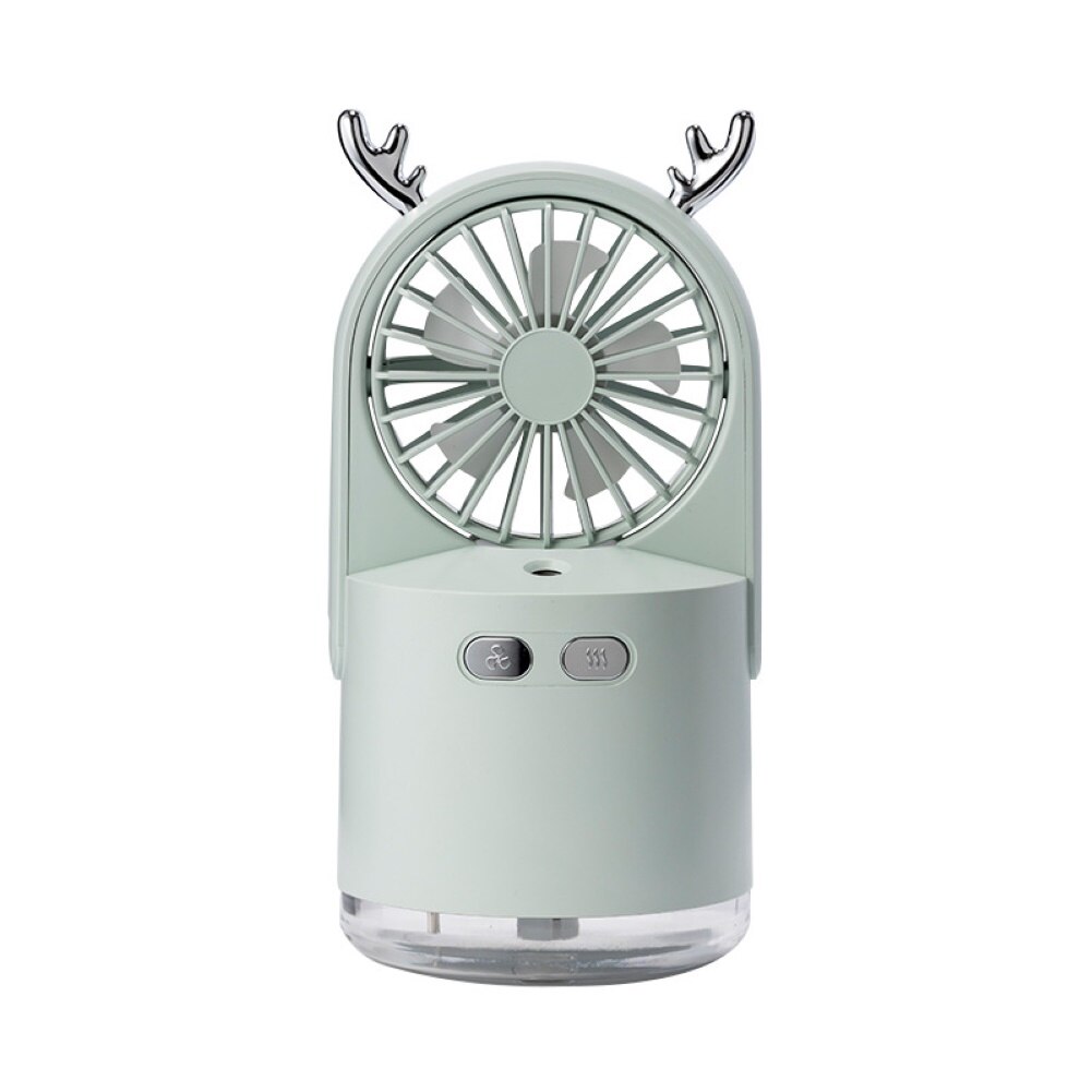 3-in-1 Deer USB Rechargeable LED Desktop Air Humidifier 3 Speed Cooling Fan Elegant humidifier Face Steamer Hydrates skin Spray - Image 9