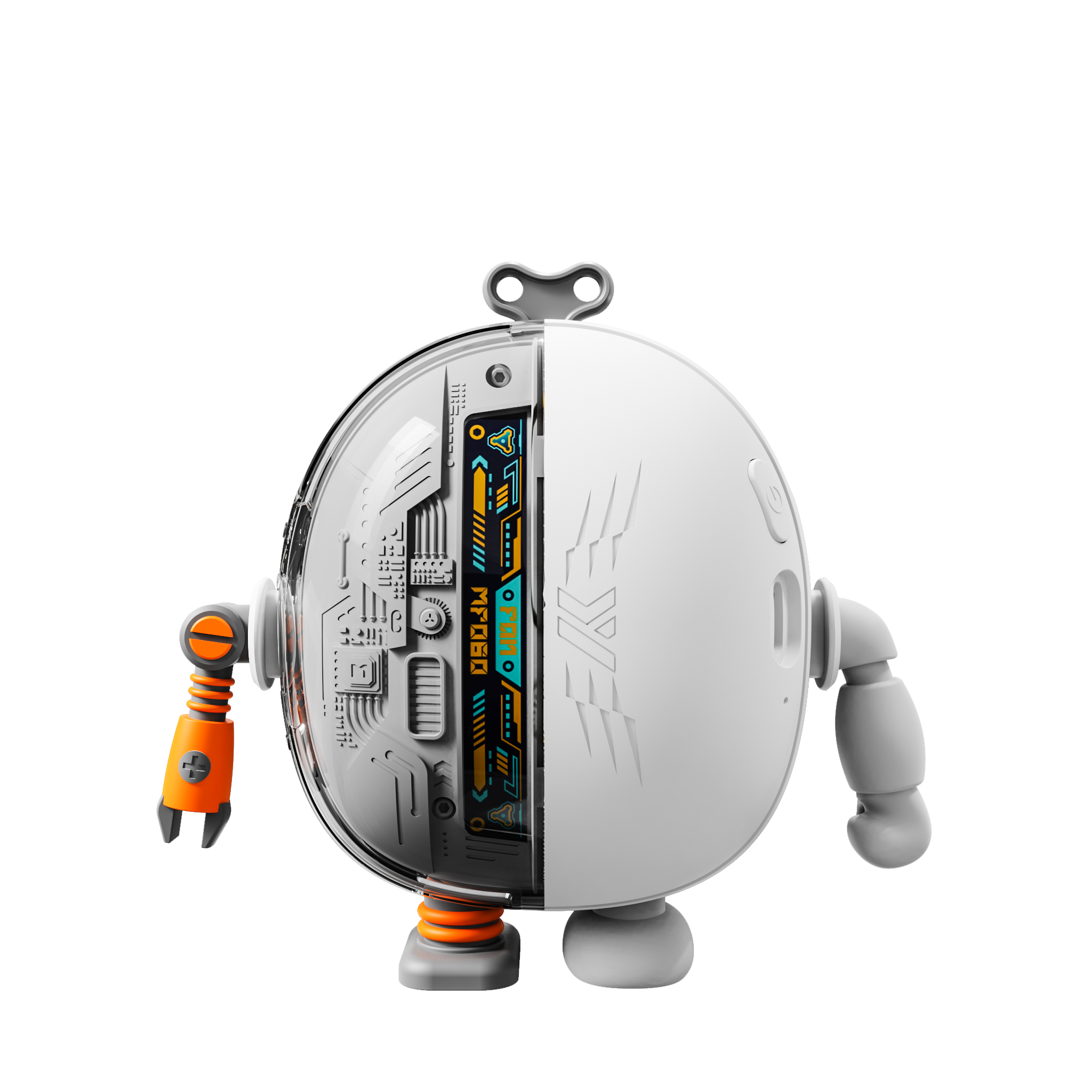 New Mecha Neck Hanging Fan Cartoon Mini Handheld Small Fan Usb Personalized Fashion for Children and Adults - Image 14