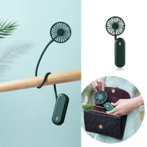 New Hanging Neck Fan Creative USB Small Fan Office Portable 360-Degree Foldable Outdoor Handheld Fan