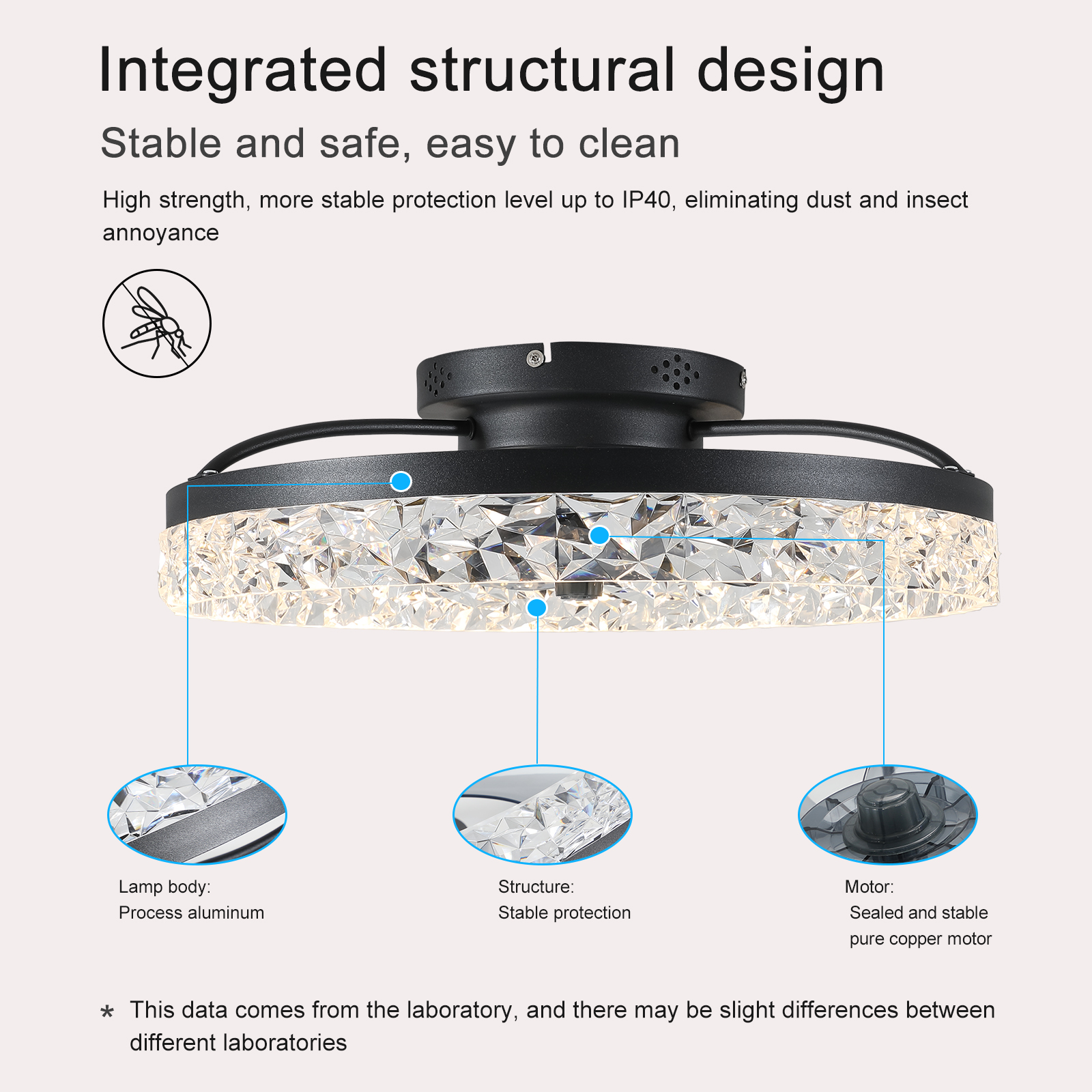 Ceiling Fan with Lights Dimmable LED - Image 3