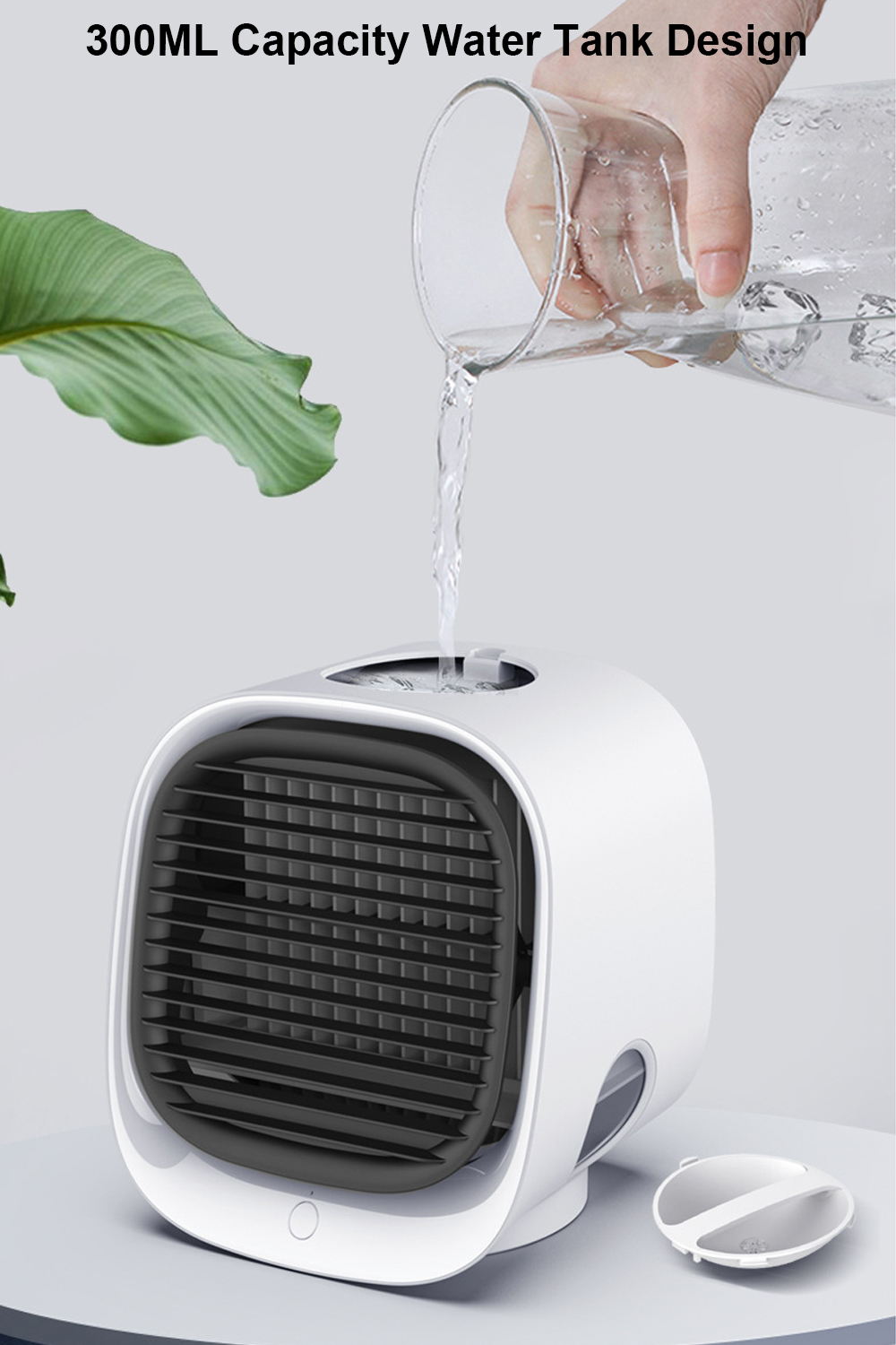 Mini Portable Air Conditioner Home Air Conditioning Humidifier Purifier USB Desktop Air Cooler Fan for Office Room - Image 3