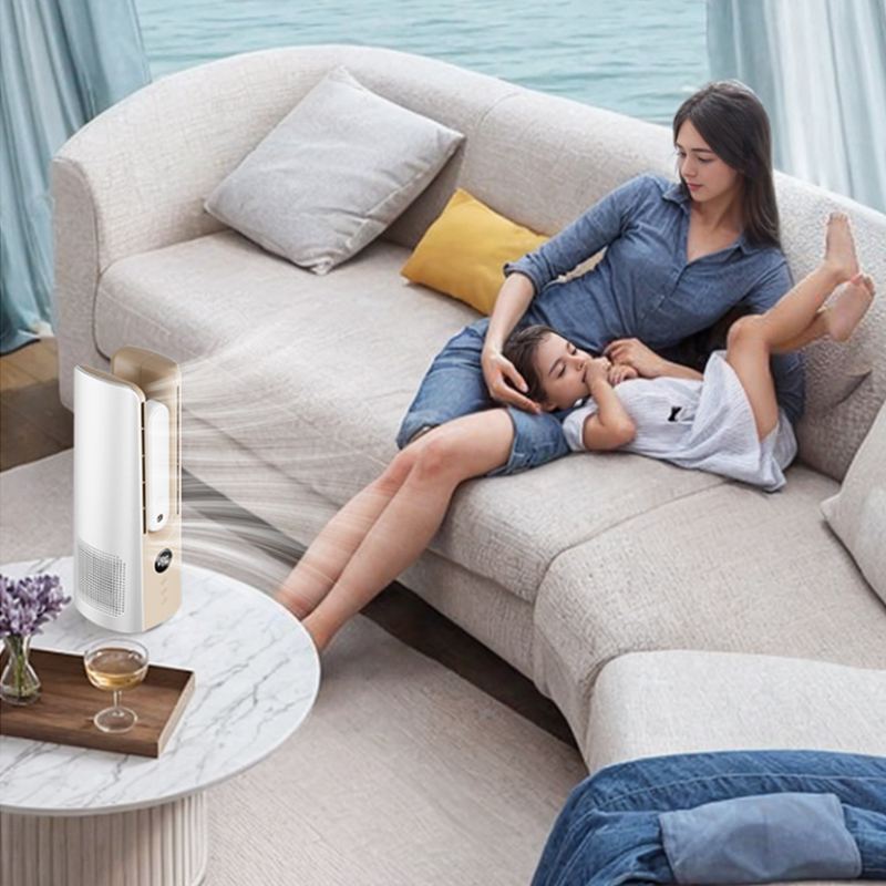 2025 NEW Portable Tower Fan – 6 Speeds, Mist Bladeless, for Bedroom/Living Room/Office - Image 10