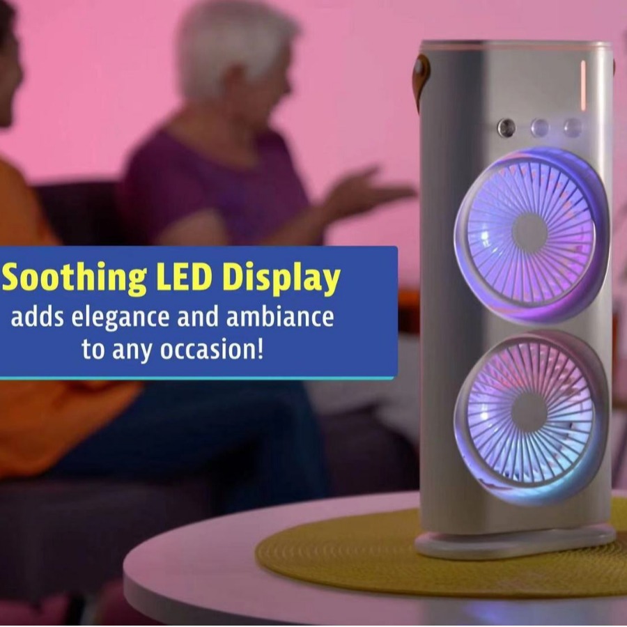 Personal Air Conditioner Double-Ended USB Rechargeable Portable Mini Air Conditioner Air Cooling Fan - Image 2