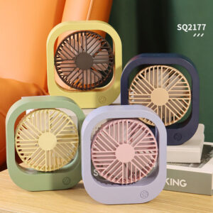 New Creative Desk Top USB Charging With Mesh Fan Student Portable Outdoor Handheld Mini Fan