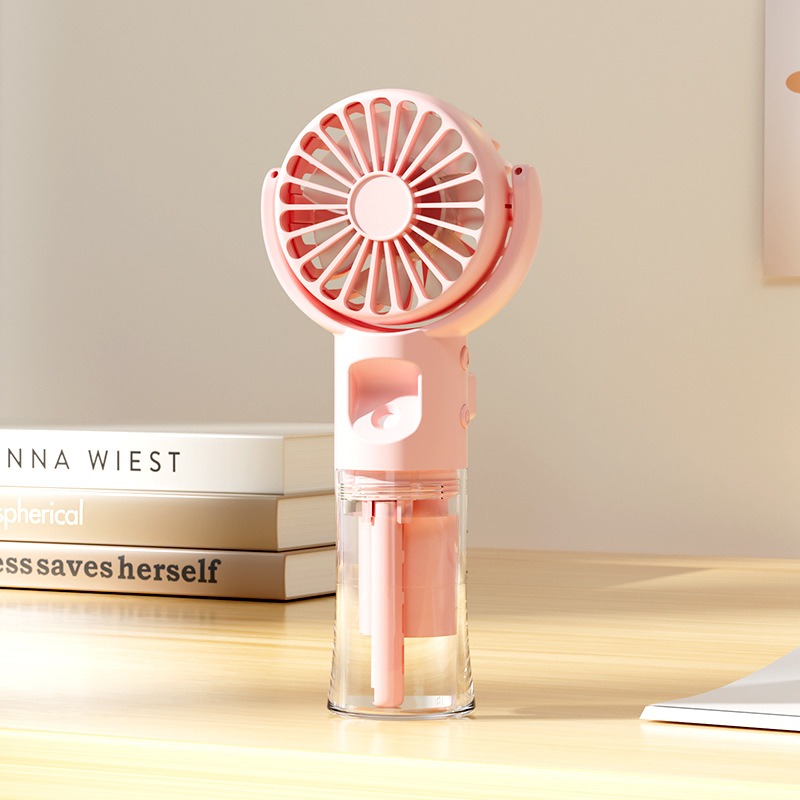 Spray fan water replenisher mute portable charging student dormitory mini handheld small fan - Image 7