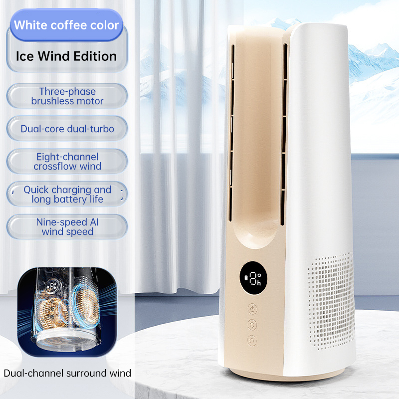 2025 NEW Portable Tower Fan – 6 Speeds, Mist Bladeless, for Bedroom/Living Room/Office - Image 6