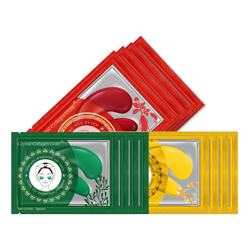 Crystal Collagen Gold Moisturizing And Firming Collagen Eye Mask Skin Care Product - Image 4