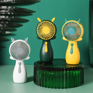 Girls Fan Cute Fan Antlers Small Fan Handheld Fan Mini Portable Fan Company Gift Fan