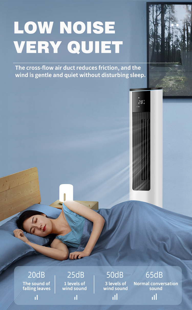 Cooling and heating fan dual-use refrigeration fan tower household water-cooled small air conditioner whole house heater heater - Image 3