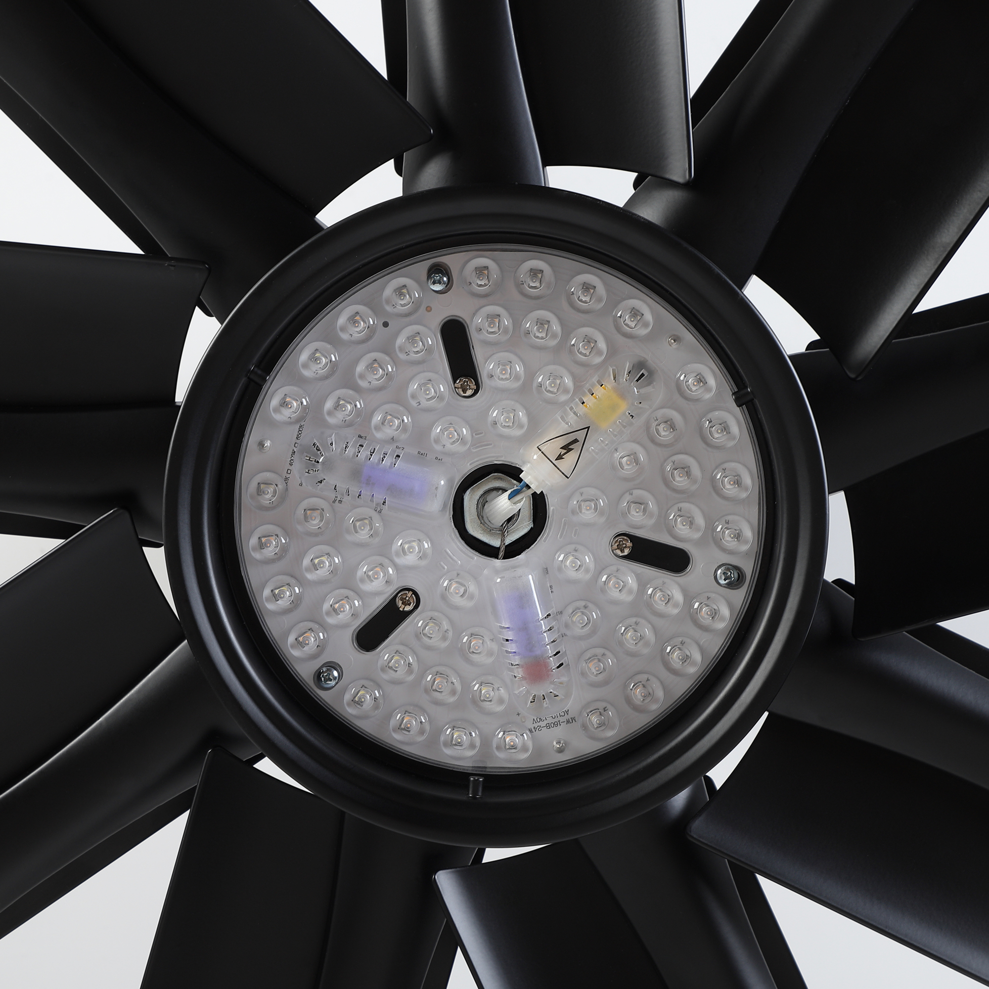 84 In Super Large Black Ceiling Fan with Remote Control - Image 17