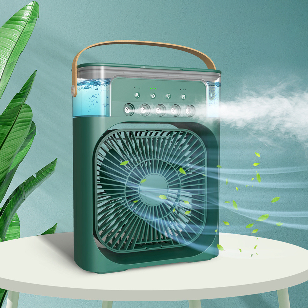 Desktop Electric Fan Air Cooler Water Cooling Spray Fan Portable Air Conditioner USB Humidification Fan Mini Air Humidifier - Image 3