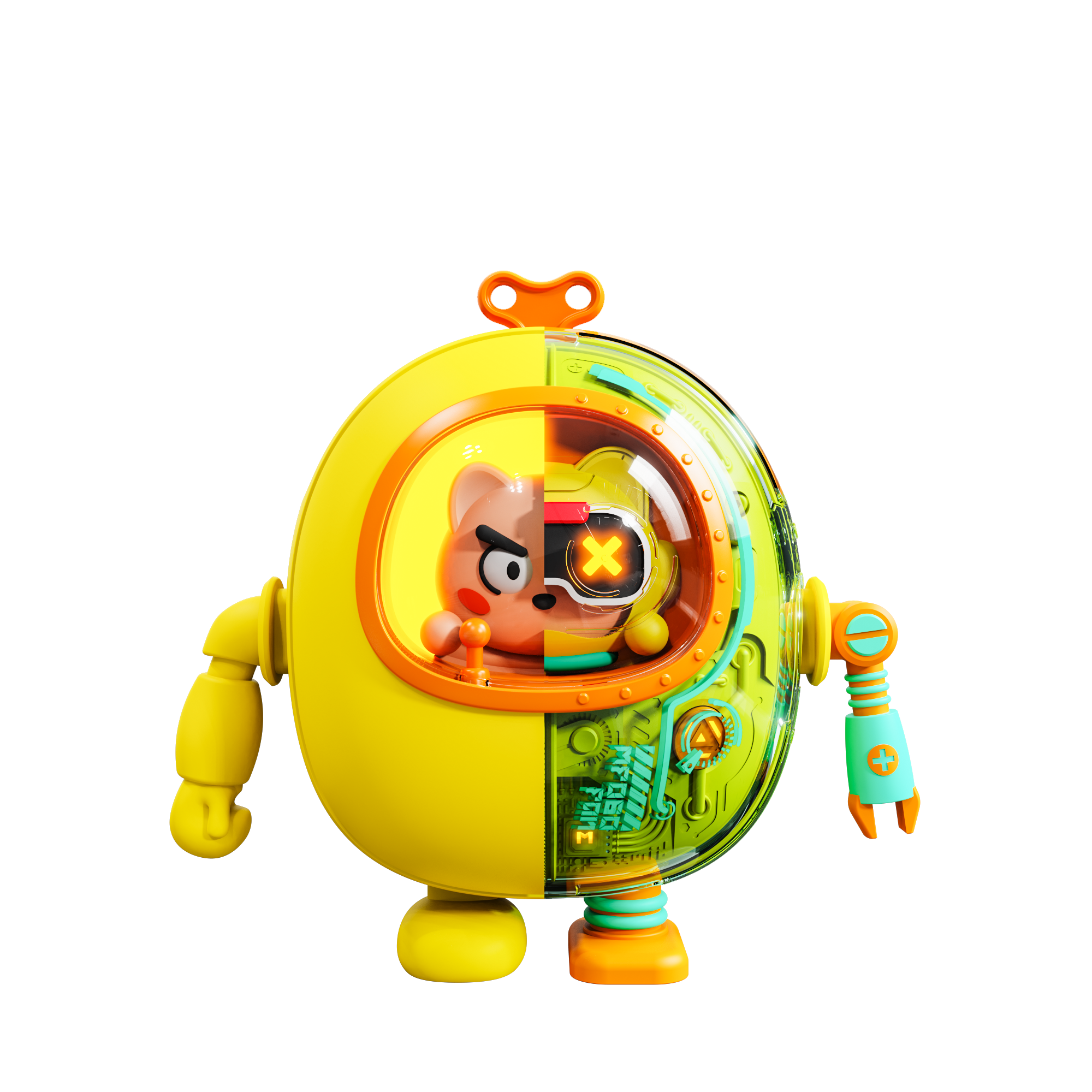 New Mecha Neck Hanging Fan Cartoon Mini Handheld Small Fan Usb Personalized Fashion for Children and Adults - Image 11