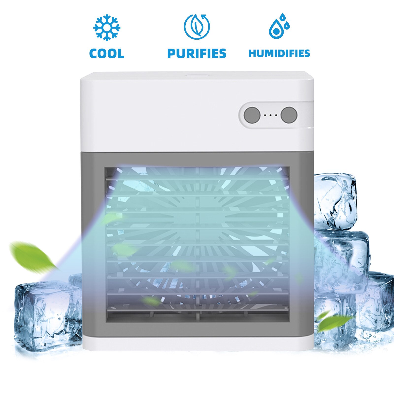 Summer New Style Portable Mini Air Cooler USB Removable Air Conditioning Fan Desk Outside Travel Operation Portable Tool - Image 4