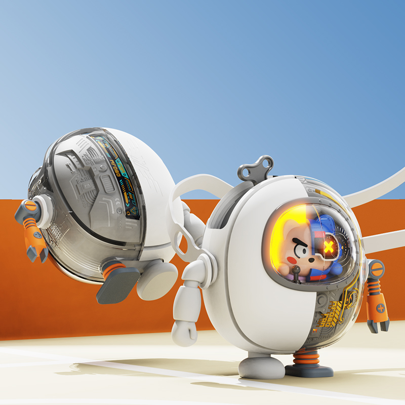 New Mecha Neck Hanging Fan Cartoon Mini Handheld Small Fan Usb Personalized Fashion for Children and Adults - Image 9