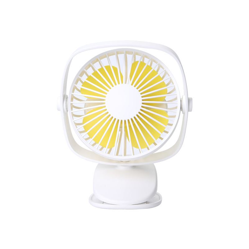 Clip Fan Mini Mute Desktop Desktop Small Fan Stroller Student Dormitory USB Charging Fan - Image 3