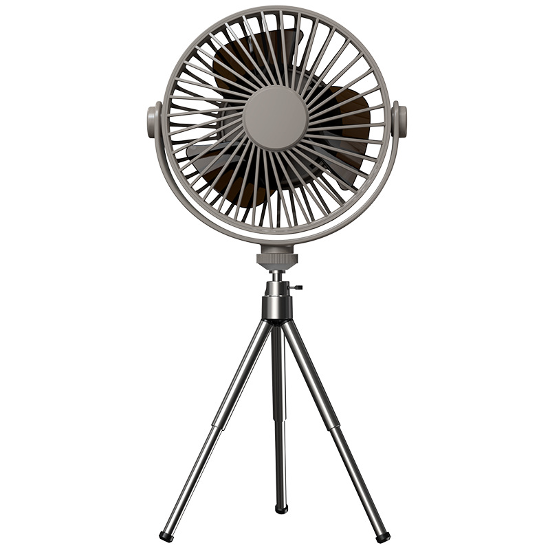 New Multi-Function Tripod Outdoor Camping Lighting Fan Intelligent Remote Control Timing Can Hang Small Fans - Image 7