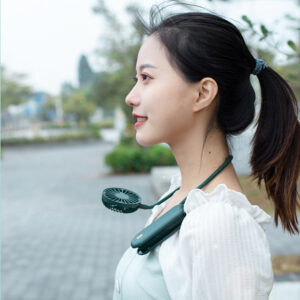 New Hanging Neck Fan Creative USB Small Fan Office Portable 360-Degree Foldable Outdoor Handheld Fan