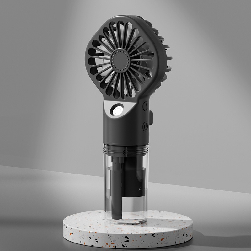 Spray fan water replenisher mute portable charging student dormitory mini handheld small fan - Image 15
