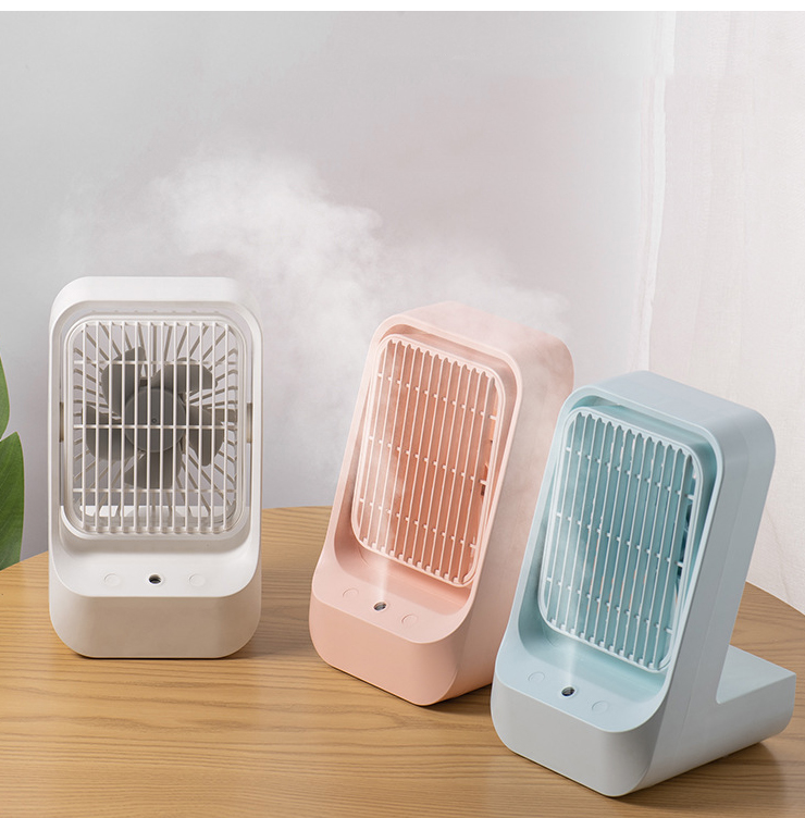 Creative New Good-Looking Good Quality USB Humidification Mini Fan Portable Mobile Humidifier Fan