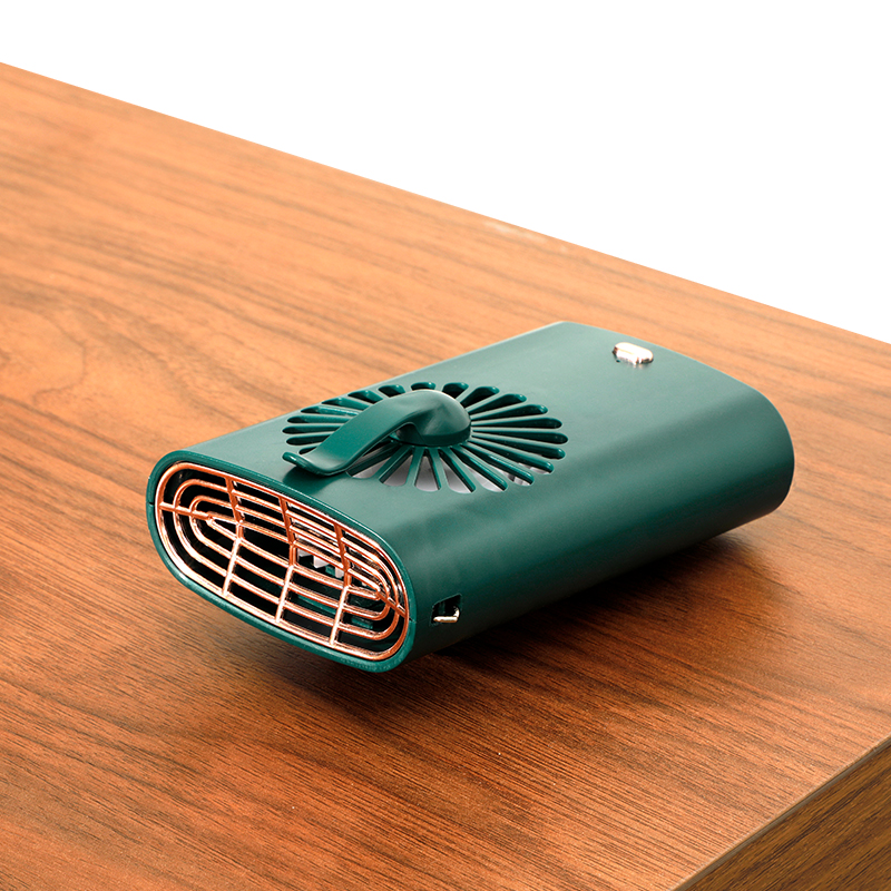 Creative New Mini Fan Desktop Office Three-Speed Usb Charging Portable Outdoor Handheld Hanging Neck Silent Fan - Image 4