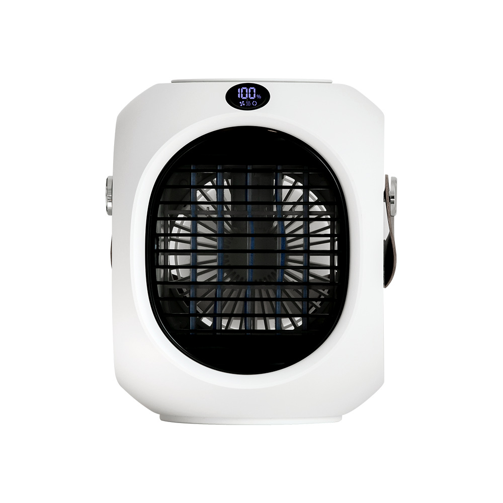 New Water-Cooled Mini Air-Conditioning Fan Portable Portable Refrigeration Shaking Head Fan Desktop Spray Small Air Cooler - Image 6