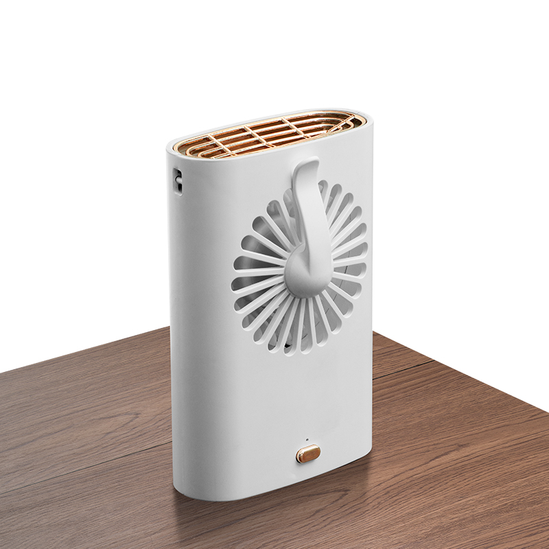 Creative New Mini Fan Desktop Office Three-Speed Usb Charging Portable Outdoor Handheld Hanging Neck Silent Fan - Image 3