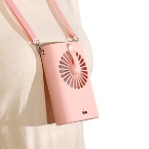 Creative New Mini Fan Desktop Office Three-Speed Usb Charging Portable Outdoor Handheld Hanging Neck Silent Fan