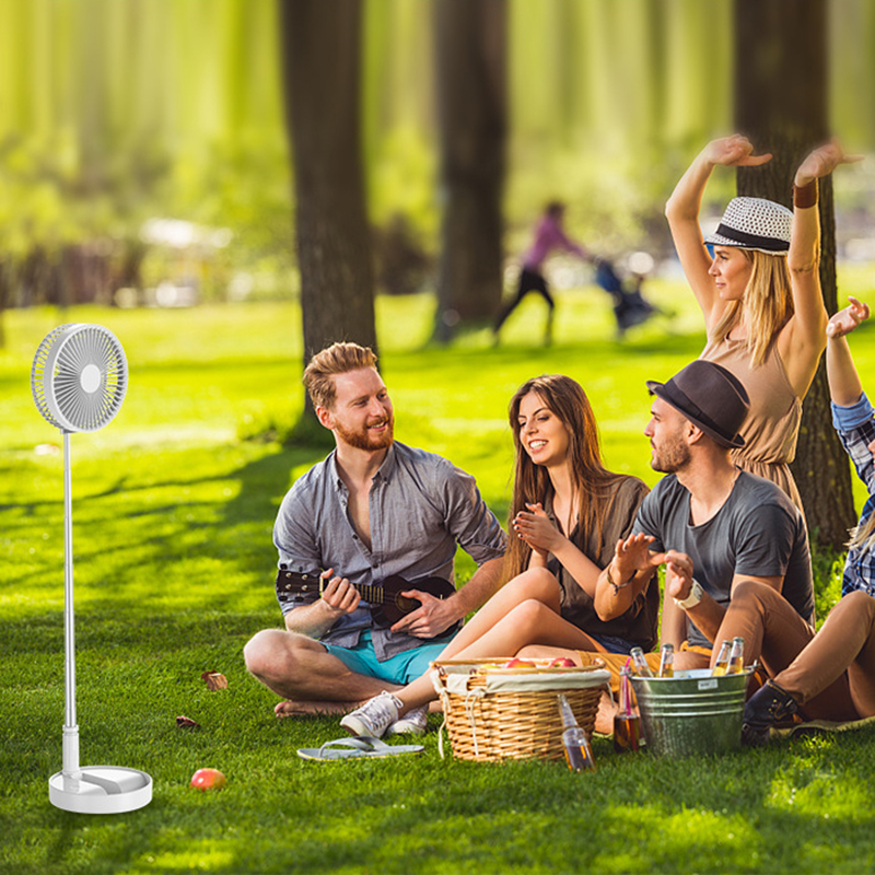 Outdoor Tools Telescopic Folding Table Fan Multi-Function Desktop USB Charging Fan Adjustable Angle Travel Outdoor Gadget - Image 6