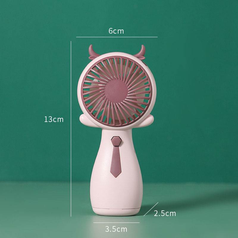 Girls Fan Cute Fan Antlers Small Fan Handheld Fan Mini Portable Fan Company Gift Fan - Image 8