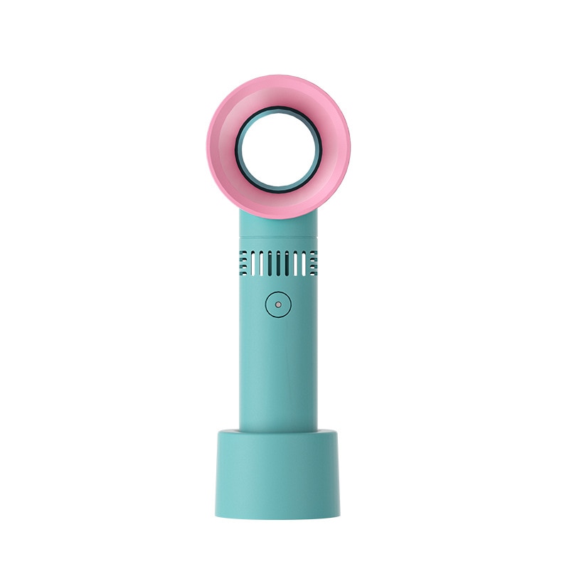 Mini Portable Fan USB Rech Mini Portable Fan USB Rechargeable Night Light Cooling Handheld Fan Three Speed - Image 8