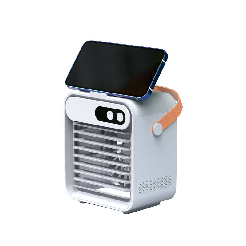Mini Refrigeration Air Conditioner Home Outdoor Small Air Cooler Portable Mobile Phone Holder Spray Usb Electric Fan - Image 6