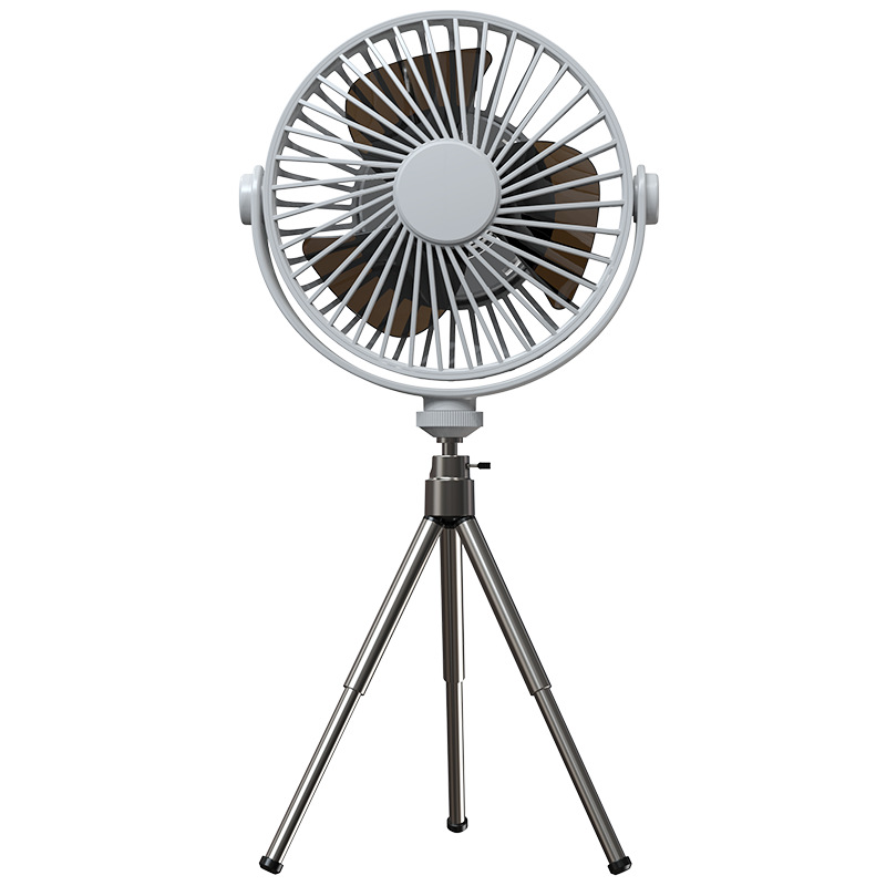 New Multi-Function Tripod Outdoor Camping Lighting Fan Intelligent Remote Control Timing Can Hang Small Fans - Image 5