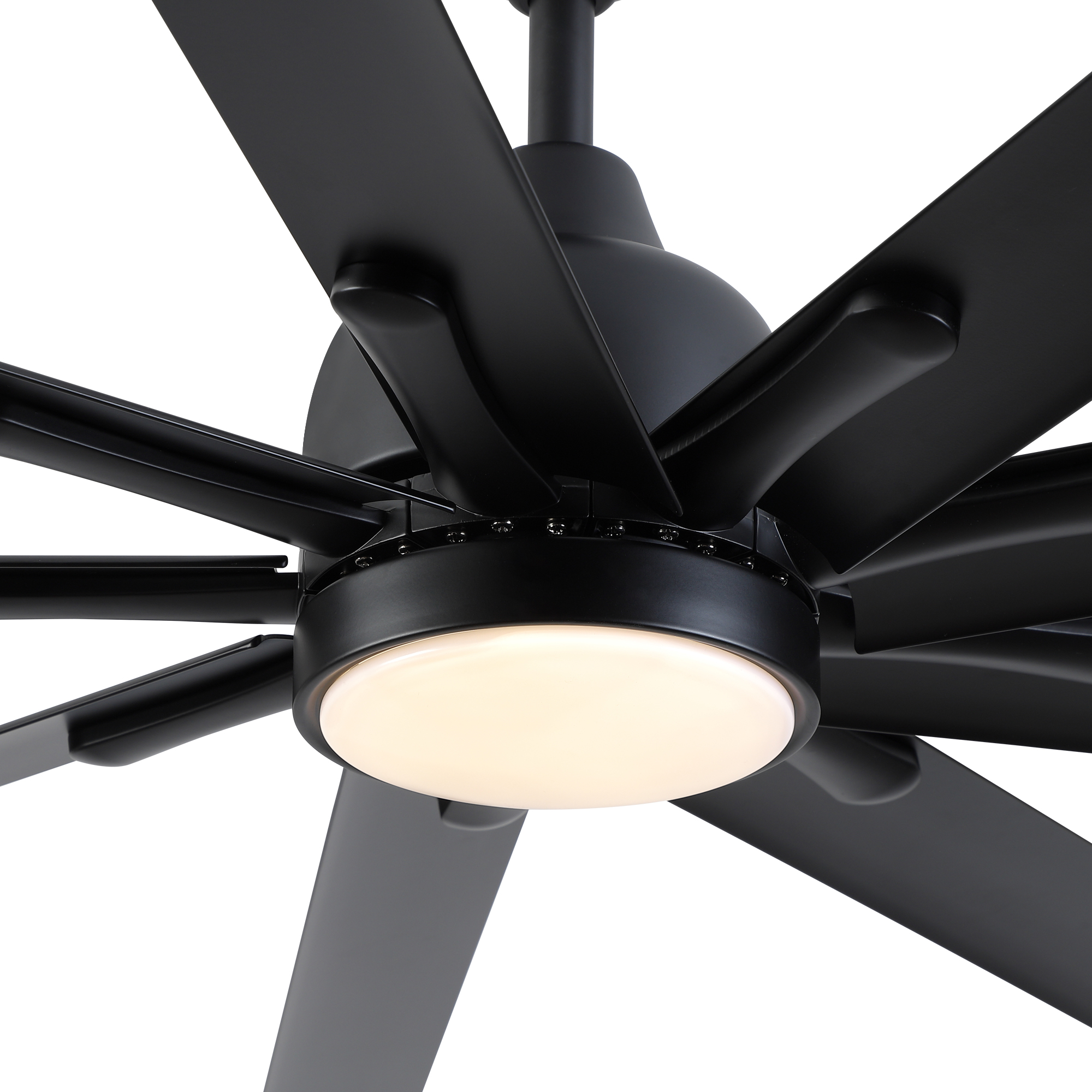 84 In Super Large Black Ceiling Fan with Remote Control - Image 19