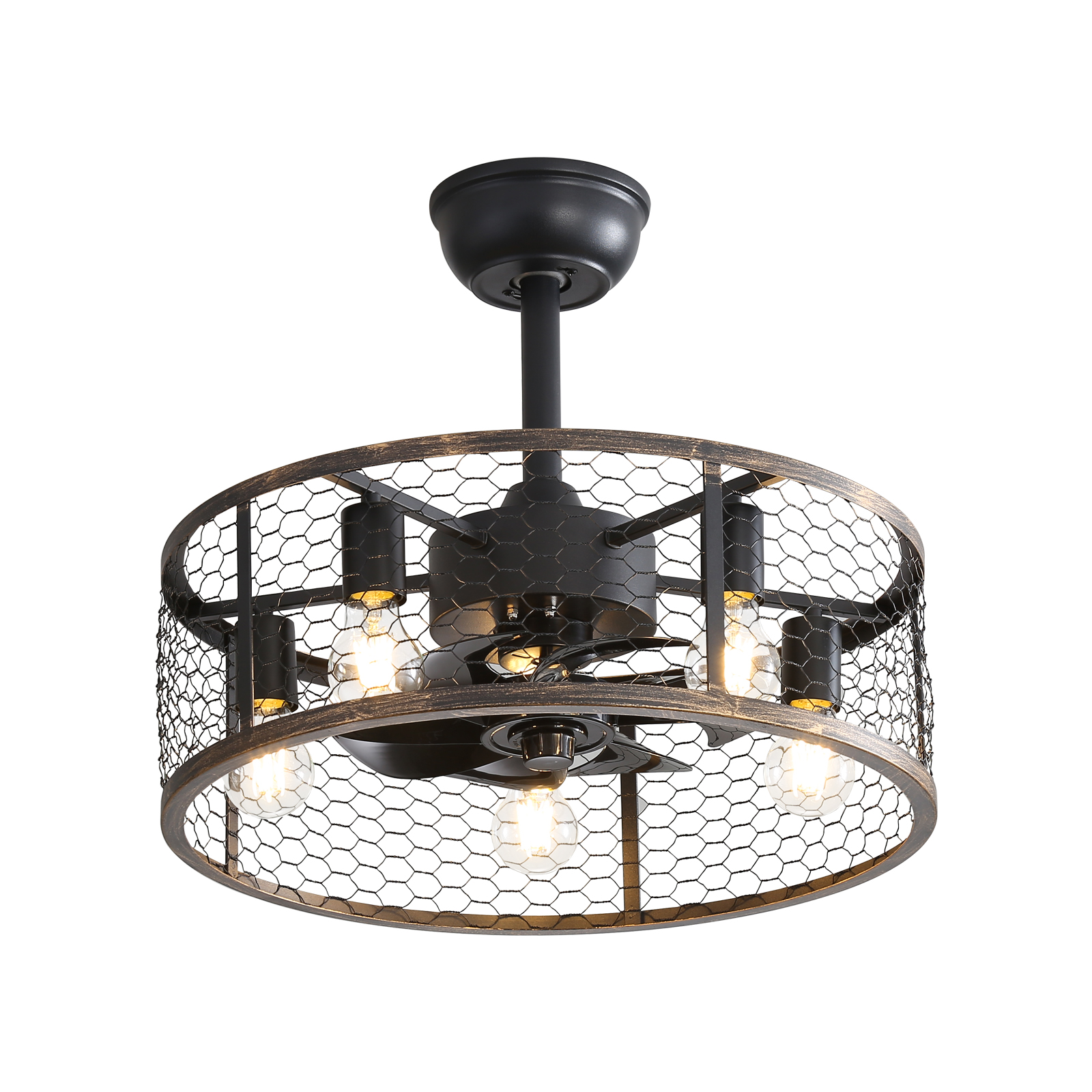 19.7In Classic Ceiling Fan with Light - Image 9