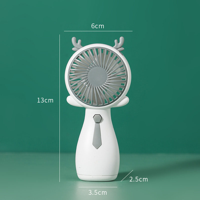 Girls Fan Cute Fan Antlers Small Fan Handheld Fan Mini Portable Fan Company Gift Fan - Image 14