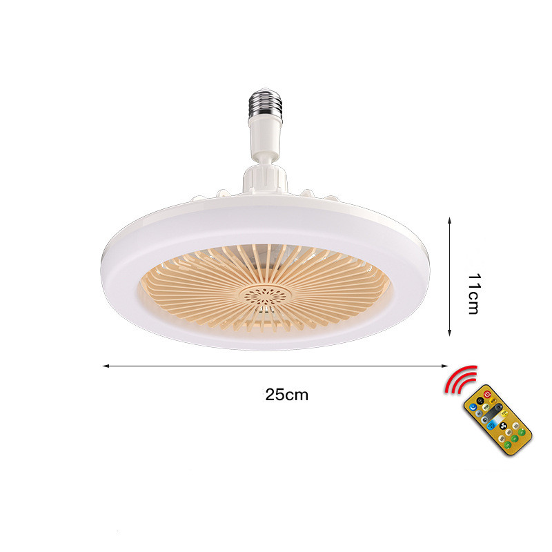 30W Ceiling Fan with Remote Control with Lighting Lamp E27 Converter Base with Aromatherapy for Bedroom Living Home - Image 8