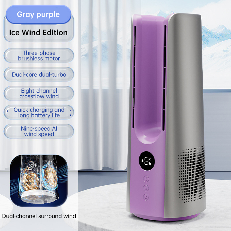 2025 NEW Portable Tower Fan – 6 Speeds, Mist Bladeless, for Bedroom/Living Room/Office - Image 7